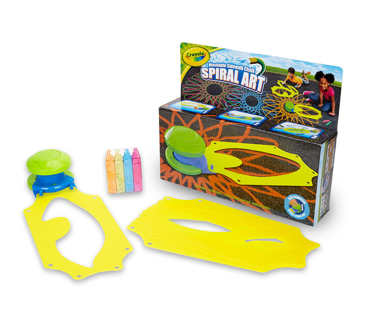Hphalkoireatry® Sidewalk Chalk Spiral Art Kit